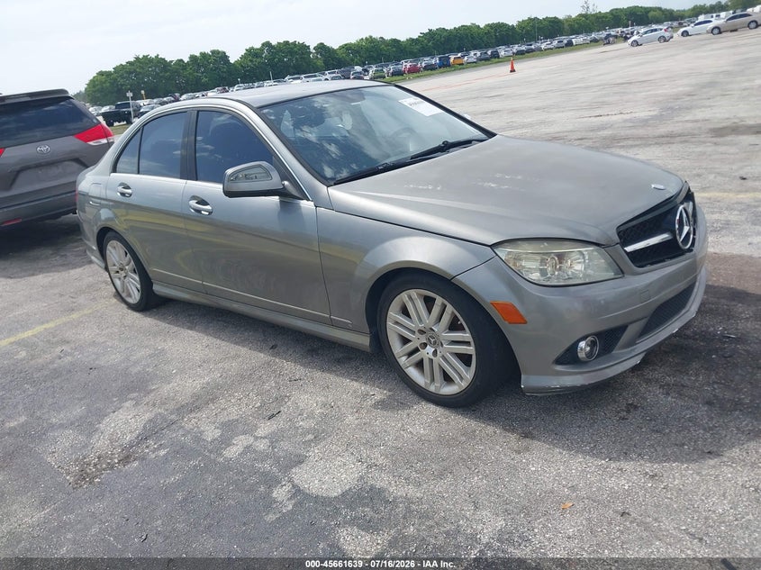 2009 Mercedes-benz C class VIN WDDGF81X99R052118 IAAI salvage auction — ELECTRICAL, Salvage (Florida), sold $425 on 2026-08-06 (photo 1)