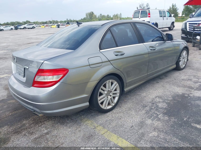 2009 Mercedes-benz C class VIN WDDGF81X99R052118 IAAI salvage auction — ELECTRICAL, Salvage (Florida), sold $425 on 2026-08-06 (photo 4)