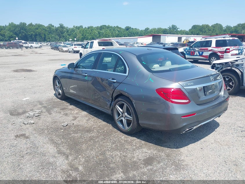 2017 Mercedes-benz E-klasse VIN WDDZF4KBXHA029920 IAAI salvage auction — REAR END, Salvage - 75% Or Less (Maryland), sold $7,400 on 2026-08-06 (photo 3)