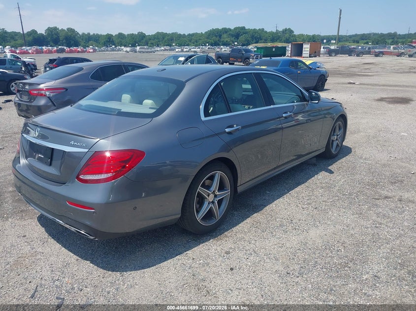 2017 Mercedes-benz E-klasse VIN WDDZF4KBXHA029920 IAAI salvage auction — REAR END, Salvage - 75% Or Less (Maryland), sold $7,400 on 2026-08-06 (photo 4)