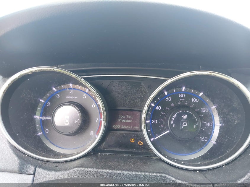 2012 Hyundai Sonata VIN 5NPEC4AC2CH488811 IAAI salvage auction — NORMAL WEAR, Original (Texas), sold $725 on 2026-08-01 (photo 7)