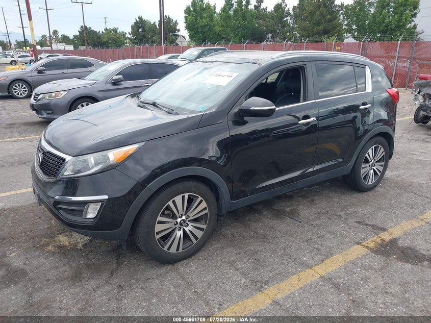 2015 Kia Sportage VIN KNDPC3AC0F7761403 IAAI salvage auction — NORMAL WEAR, Clear - Dealer Only (California), sold $875 on 2026-07-28 (photo 2)