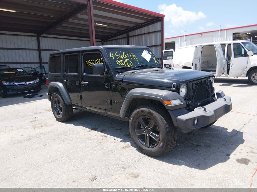 2021 Jeep Wrangler / VIN 1C4HJXDN6MW647195 — IAAI salvage auction photo