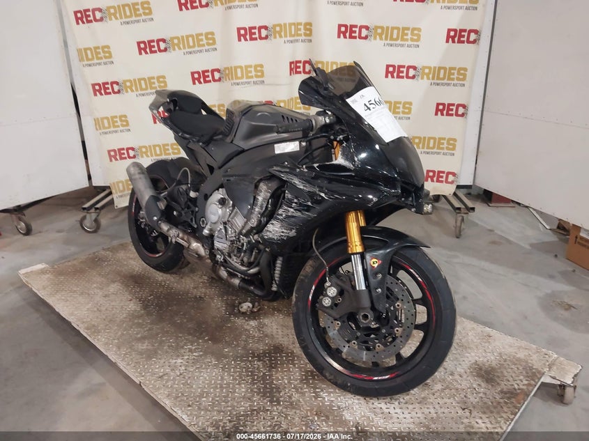 2015 Yamaha Yzf VIN JYARN39Y7FA000076 IAAI salvage auction — RIGHT SIDE, Salvage (Georgia), sold $3,300 on 2026-08-25 (photo 1)
