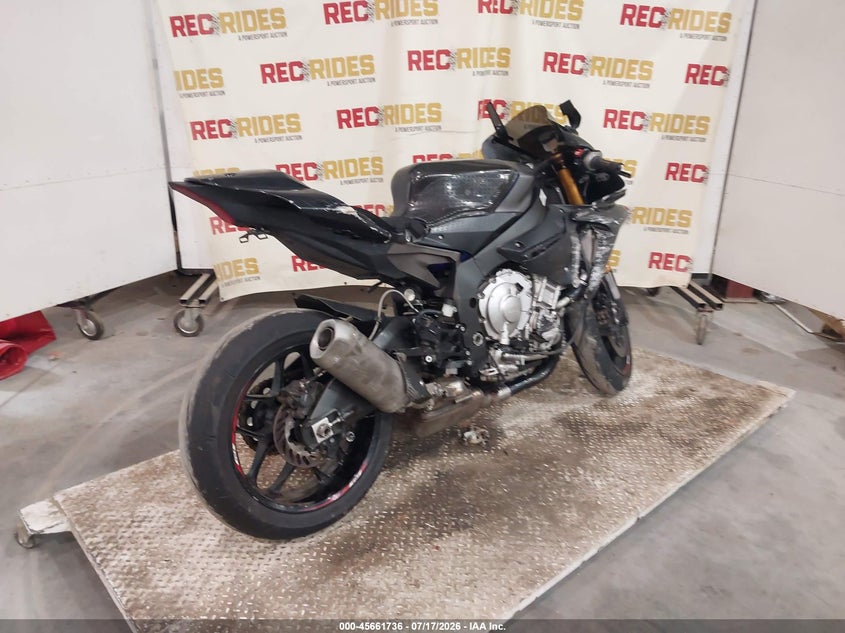 2015 Yamaha Yzf VIN JYARN39Y7FA000076 IAAI salvage auction — RIGHT SIDE, Salvage (Georgia), sold $3,300 on 2026-08-25 (photo 4)