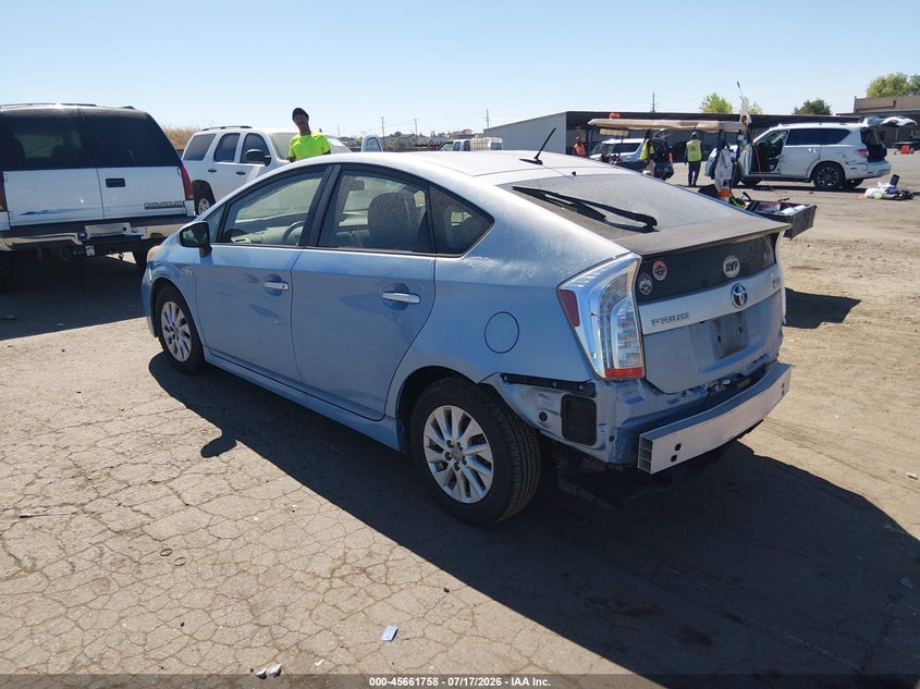 2013 Toyota Prius VIN JTDKN3DP2D3039776 IAAI salvage auction — NORMAL WEAR, Clear - Dealer Only (California), sold $3,150 on 2026-07-22 (photo 3)