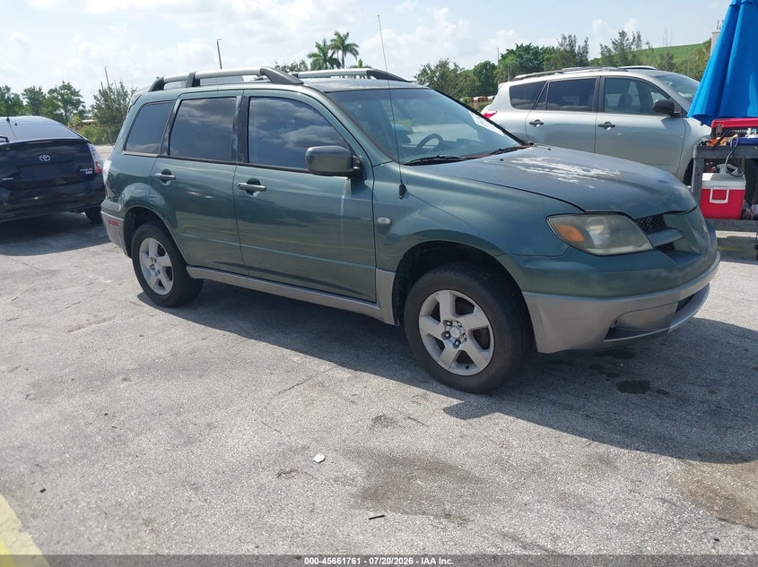 2004 Mitsubishi Outlander VIN JA4LX41F24U053262 IAAI salvage auction — NORMAL WEAR, Clear (Florida), sold $375 on 2026-07-30 (photo 1)