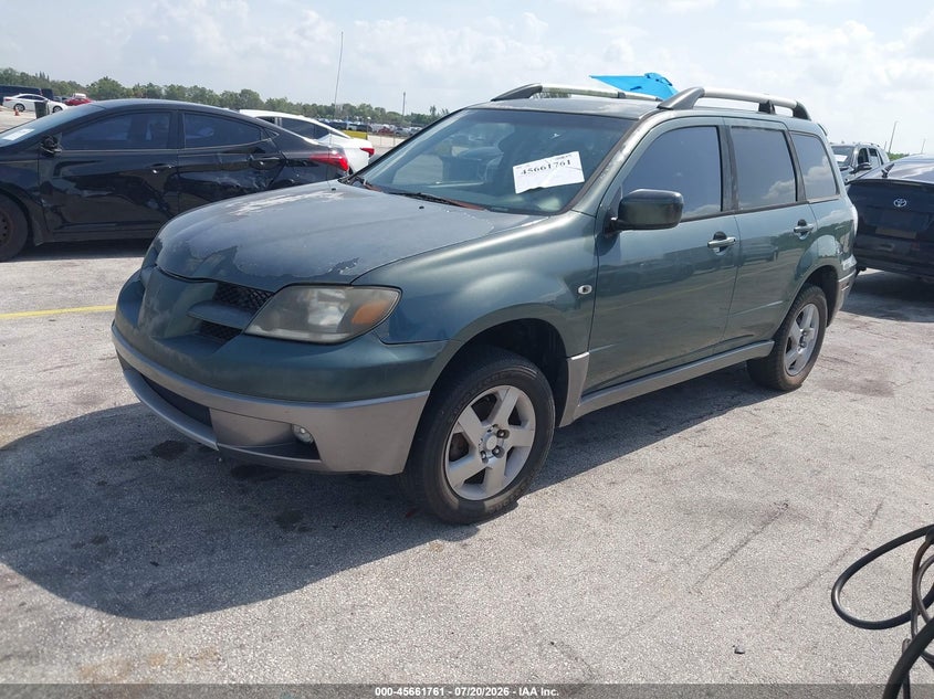 2004 Mitsubishi Outlander VIN JA4LX41F24U053262 IAAI salvage auction — NORMAL WEAR, Clear (Florida), sold $375 on 2026-07-30 (photo 2)
