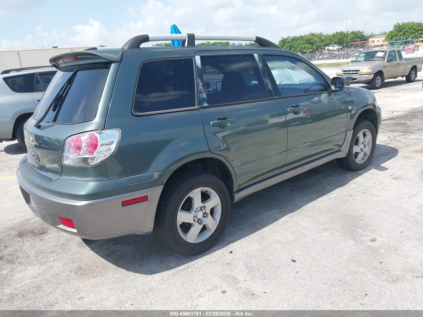 2004 Mitsubishi Outlander VIN JA4LX41F24U053262 IAAI salvage auction — NORMAL WEAR, Clear (Florida), sold $375 on 2026-07-30 (photo 4)