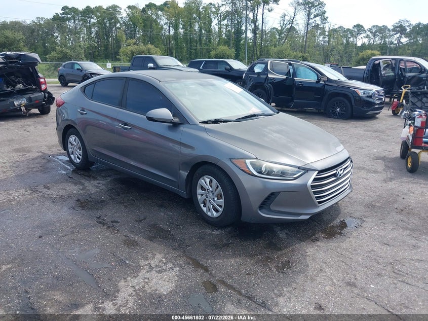 2018 Hyundai Elantra VIN 5NPD74LF8JH347763 IAAI salvage auction — FRONT END, Rebuildable (Florida), sold $1,250 on 2026-07-30 (photo 1)
