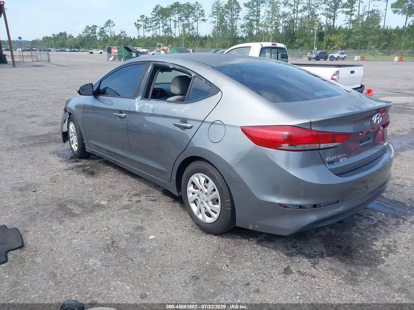 2018 Hyundai Elantra VIN 5NPD74LF8JH347763 IAAI salvage auction — FRONT END, Rebuildable (Florida), sold $1,250 on 2026-07-30 (photo 3)