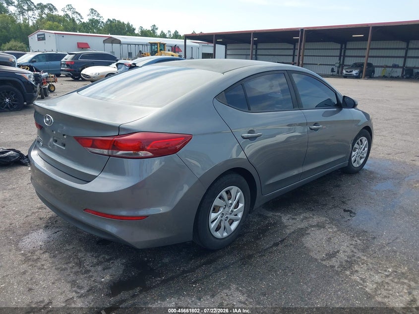 2018 Hyundai Elantra VIN 5NPD74LF8JH347763 IAAI salvage auction — FRONT END, Rebuildable (Florida), sold $1,250 on 2026-07-30 (photo 4)