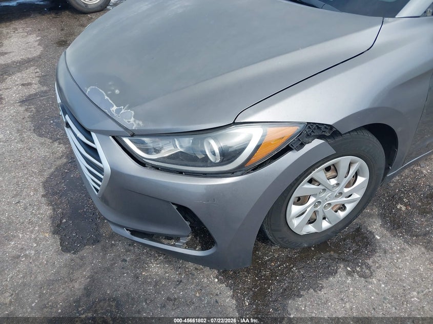 2018 Hyundai Elantra VIN 5NPD74LF8JH347763 IAAI salvage auction — FRONT END, Rebuildable (Florida), sold $1,250 on 2026-07-30 (photo 6)