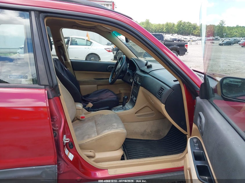 2004 Subaru Forester VIN JF1SG63604H729104 IAAI salvage auction — FRONT END, Clear (Georgia), sold $250 on 2026-07-31 (photo 5)