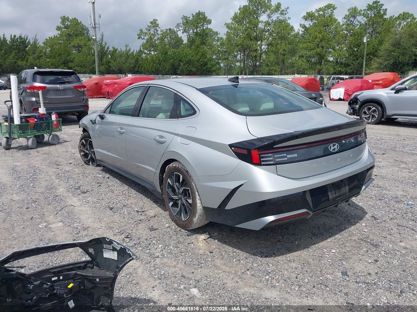 2025 Hyundai Sonata VIN KMHL64JA6SA452229 IAAI salvage auction — LEFT FRONT, Enterprise Vehicles Clear Only (Florida), sold $25 on 2026-07-29 (photo 3)