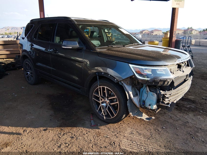 2019 Ford Explorer VIN 1FM5K8GT6KGB53969 IAAI salvage auction — FRONT & REAR, Salvage (Arizona), sold $3,300 on 2026-08-03 (photo 1)
