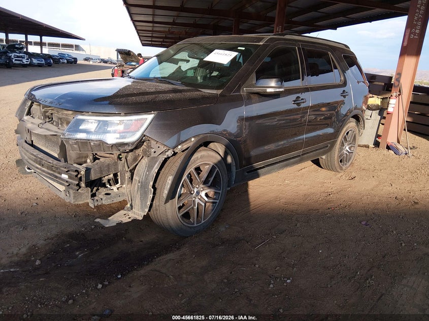 2019 Ford Explorer VIN 1FM5K8GT6KGB53969 IAAI salvage auction — FRONT & REAR, Salvage (Arizona), sold $3,300 on 2026-08-03 (photo 2)