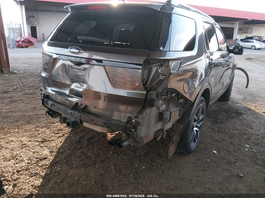 2019 Ford Explorer VIN 1FM5K8GT6KGB53969 IAAI salvage auction — FRONT & REAR, Salvage (Arizona), sold $3,300 on 2026-08-03 (photo 4)