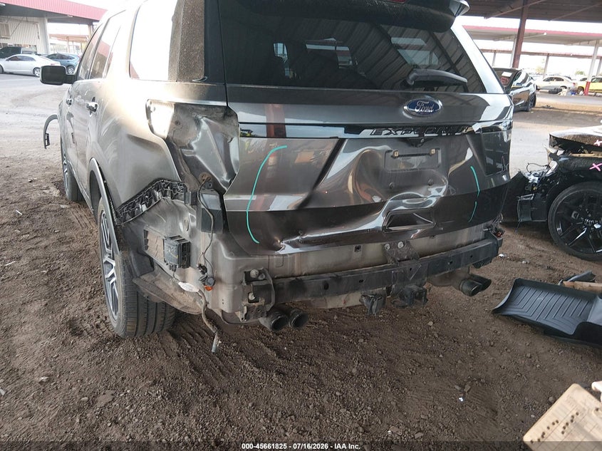 2019 Ford Explorer VIN 1FM5K8GT6KGB53969 IAAI salvage auction — FRONT & REAR, Salvage (Arizona), sold $3,300 on 2026-08-03 (photo 6)