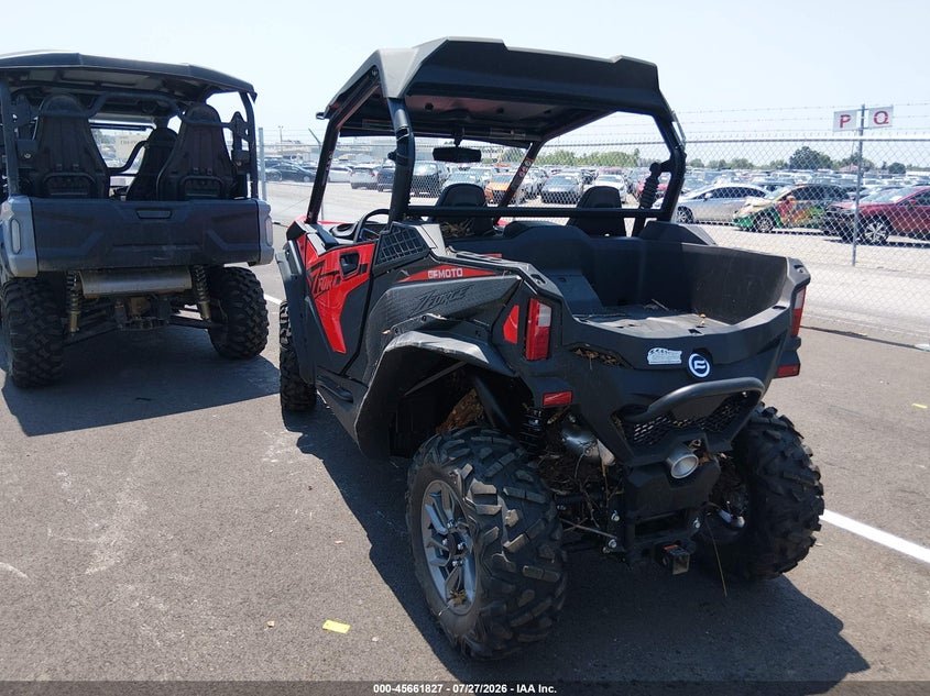 2024 Cf moto Zforce VIN LCELVYZP5R6000163 IAAI salvage auction — WATER/FLOOD, Salvage (Illinois), sold $2,800 on 2026-09-23 (photo 3)
