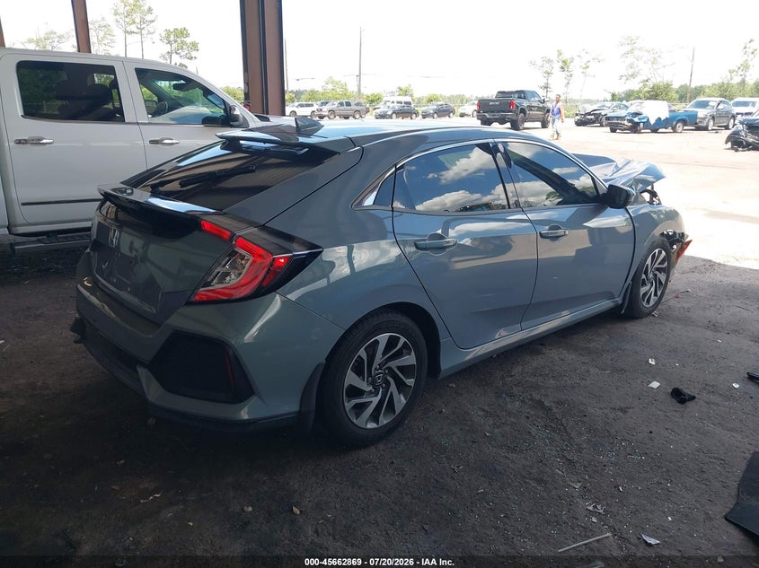 2018 Honda Civic VIN SHHFK7H21JU228836 IAAI salvage auction — FRONT END, Salvage Title, sold $2,100 on 2026-09-15 (photo 4)