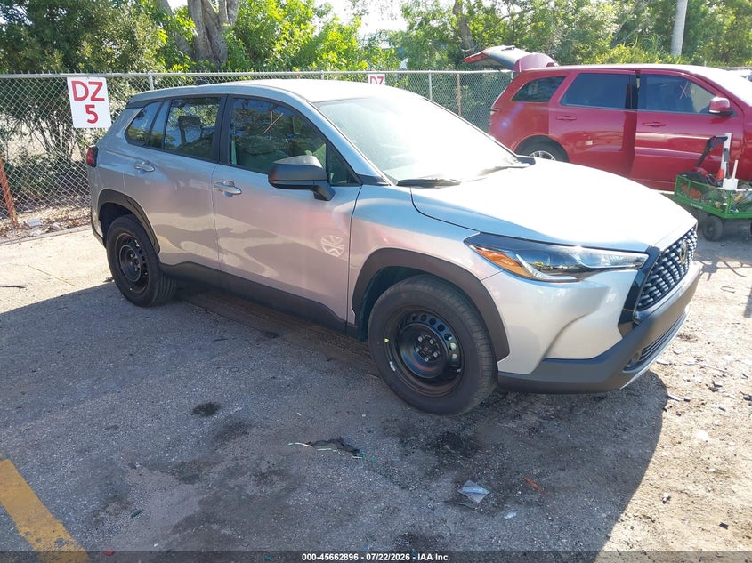 2025 Toyota Corolla cross VIN 7MUAAAAG3SV135840 IAAI salvage auction — REAR END, Wait Title, sold $12,450 on 2026-08-24 (photo 1)
