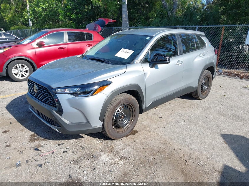 2025 Toyota Corolla cross VIN 7MUAAAAG3SV135840 IAAI salvage auction — REAR END, Wait Title, sold $12,450 on 2026-08-24 (photo 2)