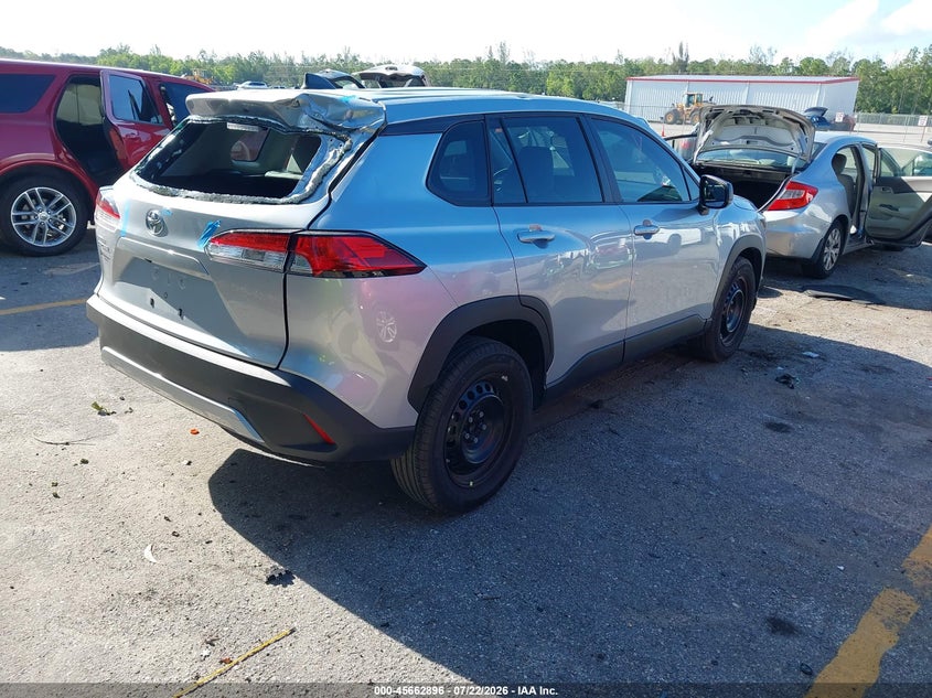 2025 Toyota Corolla cross VIN 7MUAAAAG3SV135840 IAAI salvage auction — REAR END, Wait Title, sold $12,450 on 2026-08-24 (photo 4)