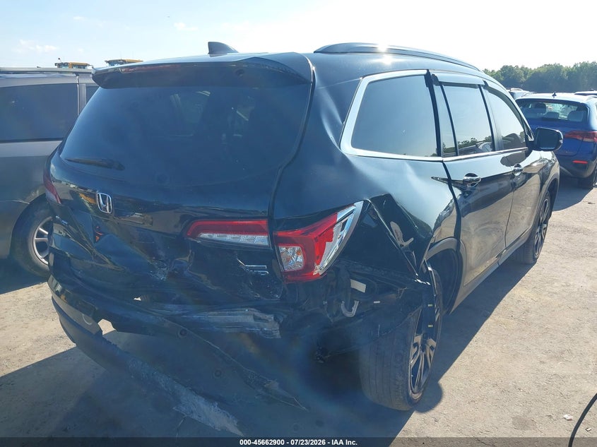 2021 Honda Pilot VIN 5FNYF6H21MB100237 IAAI salvage auction — REAR END, Salvage (Ohio), sold $7,700 on 2026-09-01 (photo 4)