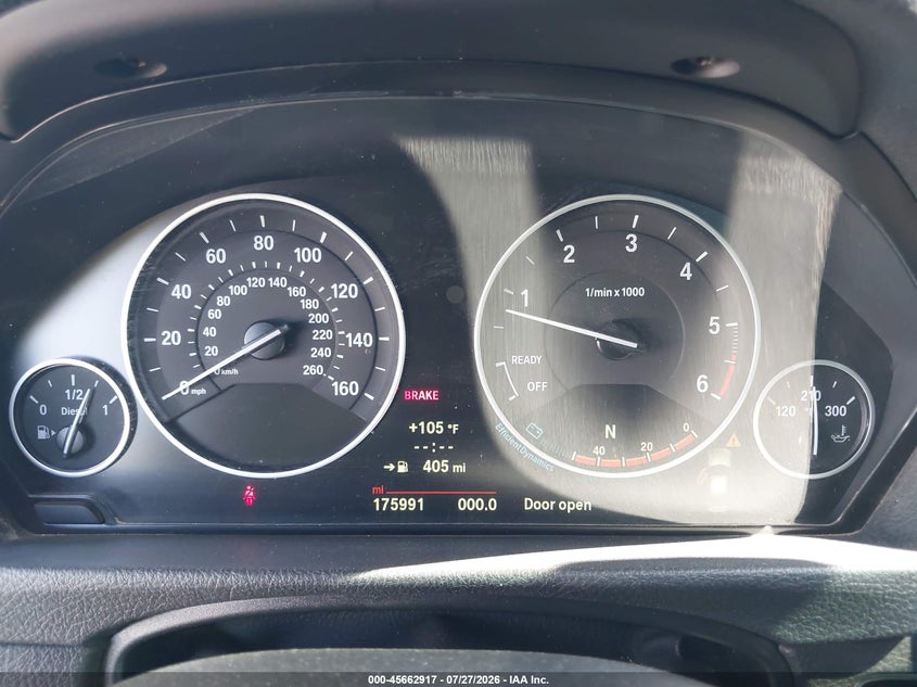 2014 BMW 3er VIN WBA3D5C51EKX96983 IAAI salvage auction — NORMAL WEAR, Clear (Utah), sold $2,075 on 2026-08-14 (photo 7)