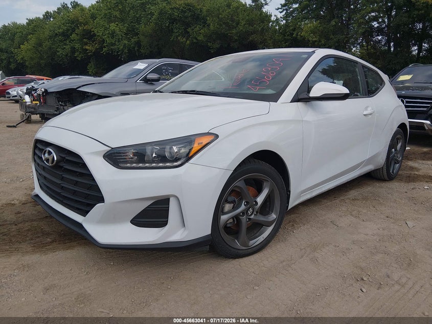 2019 Hyundai Veloster VIN KMHTG6AFXKU016728 IAAI salvage auction — NORMAL WEAR, Clear (Indiana), sold $1,325 on 2026-07-22 (photo 6)