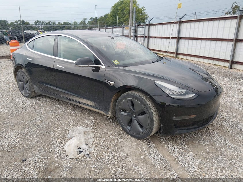 2018 Tesla Model 3 VIN 5YJ3E1EB1JF070852 — IAAI salvage auction photo
