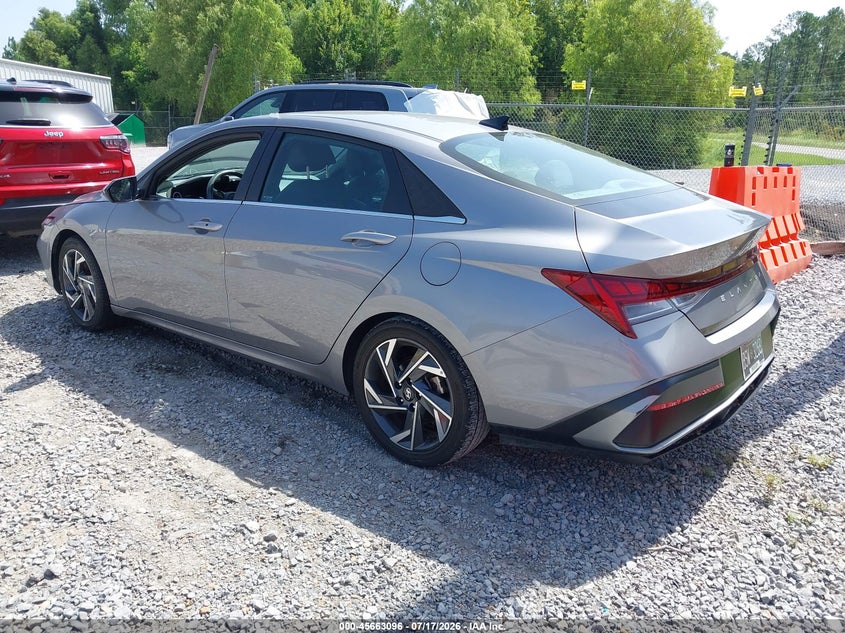 2025 Hyundai Elantra VIN KMHLS4DG2SU977766 IAAI salvage auction — WATER/FLOOD, Rebuildable (Florida), sold $2,550 on 2026-07-22 (photo 3)