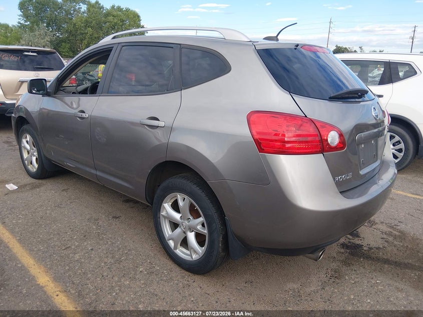 2008 Nissan Rogue VIN JN8AS58V38W145283 IAAI salvage auction — NORMAL WEAR, Clear (Texas), sold $25 on 2026-07-28 (photo 3)