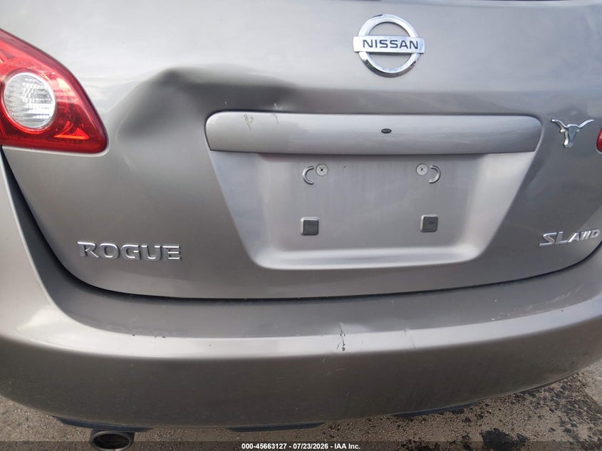 2008 Nissan Rogue VIN JN8AS58V38W145283 IAAI salvage auction — NORMAL WEAR, Clear (Texas), sold $25 on 2026-07-28 (photo 6)