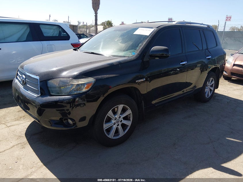 2009 Toyota Highlander hybrid VIN JTEEW44A892029659 IAAI salvage auction — UNKNOWN, Clear - Dealer Only (California), sold $525 on 2026-07-29 (photo 2)