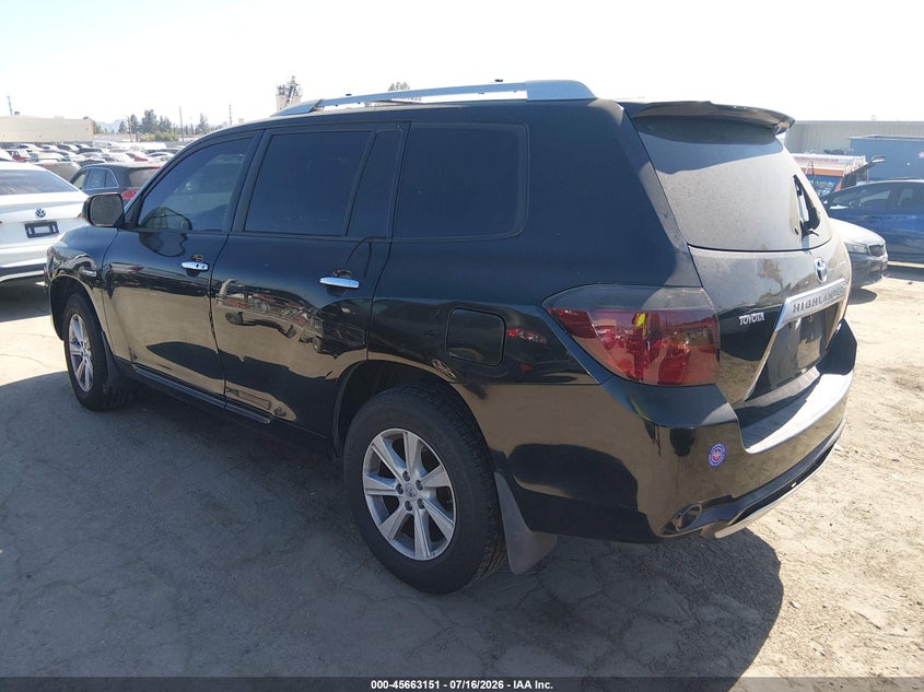 2009 Toyota Highlander hybrid VIN JTEEW44A892029659 IAAI salvage auction — UNKNOWN, Clear - Dealer Only (California), sold $525 on 2026-07-29 (photo 3)