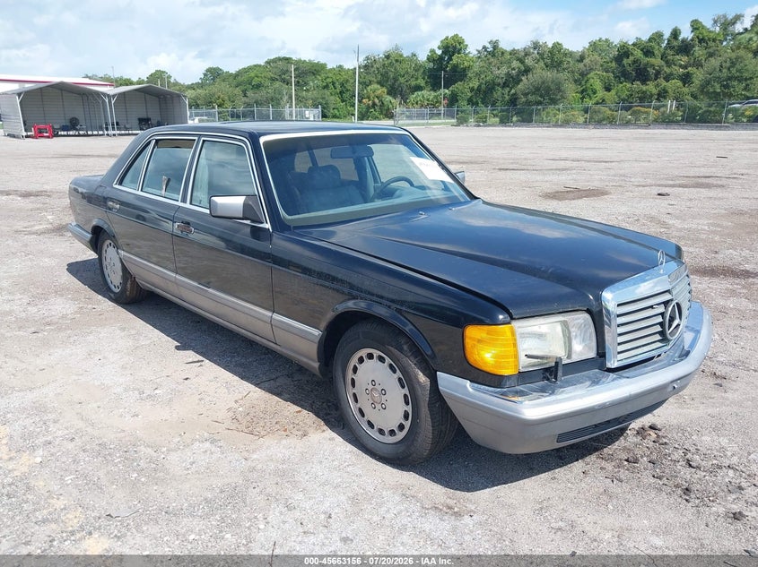 1991 Mercedes-benz 560 VIN WDBCA39EXMA602879 IAAI salvage auction — NORMAL WEAR, Clear (Florida), sold $575 on 2026-07-30 (photo 1)