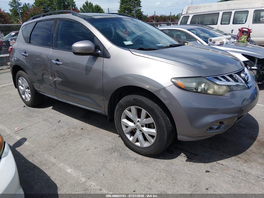 2011 Nissan Murano VIN JN8AZ1MU3BW060615 IAAI salvage auction — NORMAL WEAR, Salvage Rebuilt (North Carolina), sold $25 on 2026-07-29 (photo 1)