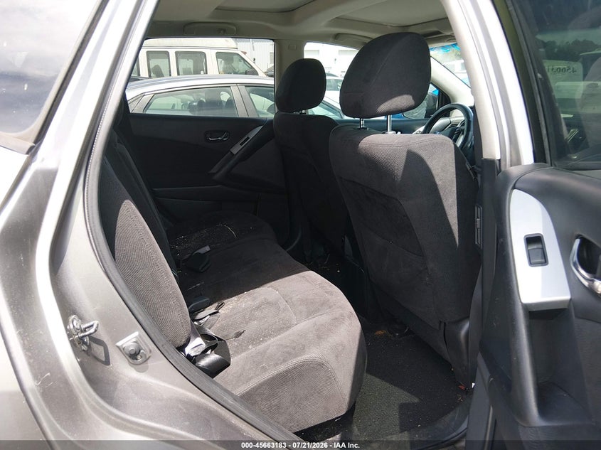 2011 Nissan Murano VIN JN8AZ1MU3BW060615 IAAI salvage auction — NORMAL WEAR, Salvage Rebuilt (North Carolina), sold $25 on 2026-07-29 (photo 8)