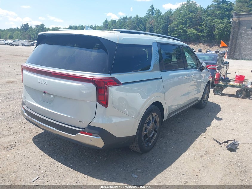 2025 Kia Carnival VIN KNDNE5KA1S6052179 IAAI salvage auction — LEFT FRONT, Wait Title, sold $13,425 on 2026-08-28 (photo 4)