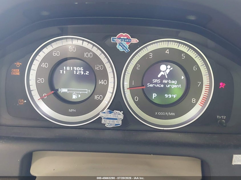 2013 Volvo Xc60 VIN YV4952DL4D2390584 IAAI salvage auction — RIGHT FRONT, Salvage Title, sold $600 on 2026-08-28 (photo 7)