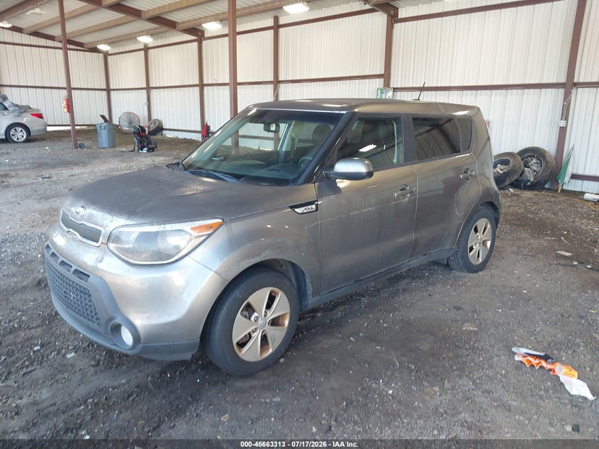 2016 Kia Soul VIN KNDJN2A29G7267415 IAAI salvage auction — ENGINE DAMAGE, Clear (Georgia), sold $275 on 2026-07-31 (photo 2)