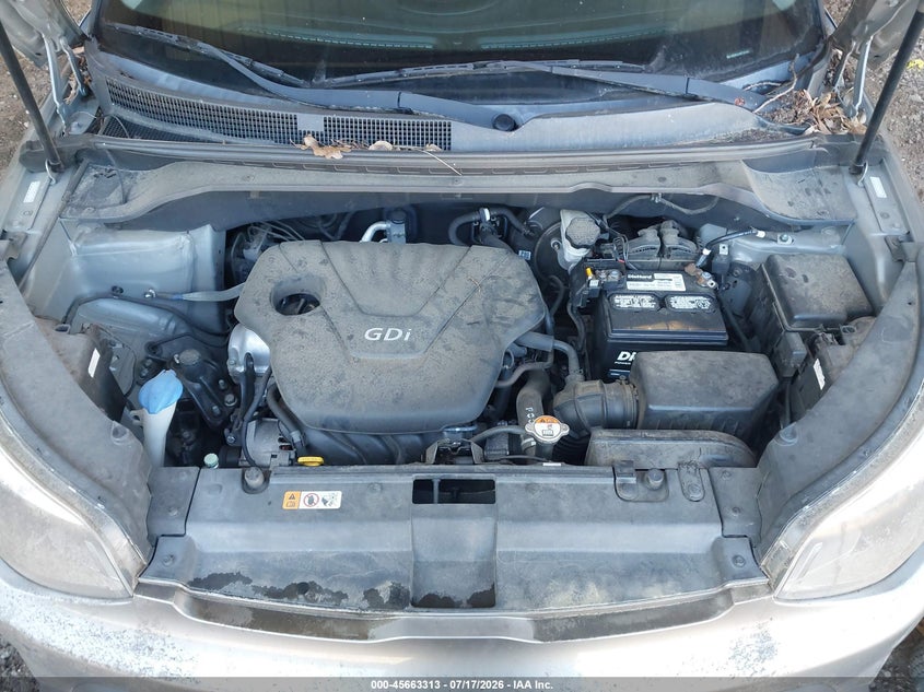 2016 Kia Soul VIN KNDJN2A29G7267415 IAAI salvage auction — ENGINE DAMAGE, Clear (Georgia), sold $275 on 2026-07-31 (photo 6)