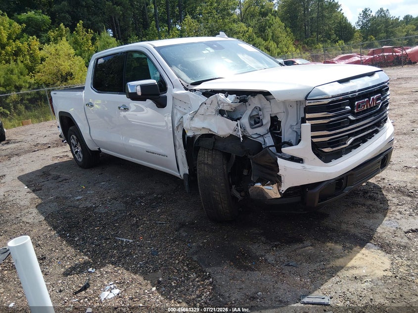 2025 Gmc SIERRA VIN 3GTUUDED5SG309356 IAAI salvage auction — RIGHT FRONT, Enterprise Vehicles Clear Only (South Carolina), sold $19,200 on 2026-07-29 (photo 1)