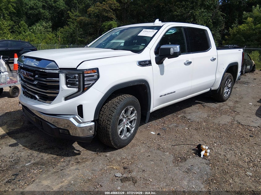 2025 Gmc SIERRA VIN 3GTUUDED5SG309356 IAAI salvage auction — RIGHT FRONT, Enterprise Vehicles Clear Only (South Carolina), sold $19,200 on 2026-07-29 (photo 2)
