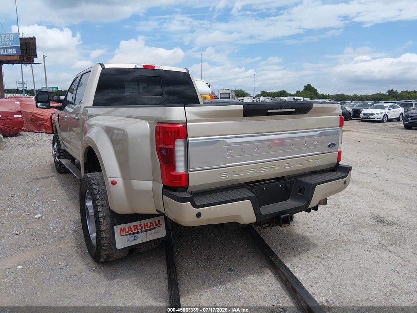 2017 Ford F350 VIN 1FT8W3DT2HEB22039 IAAI salvage auction — FRONT END, Clear (Oklahoma), sold $9,100 on 2026-07-29 (photo 3)