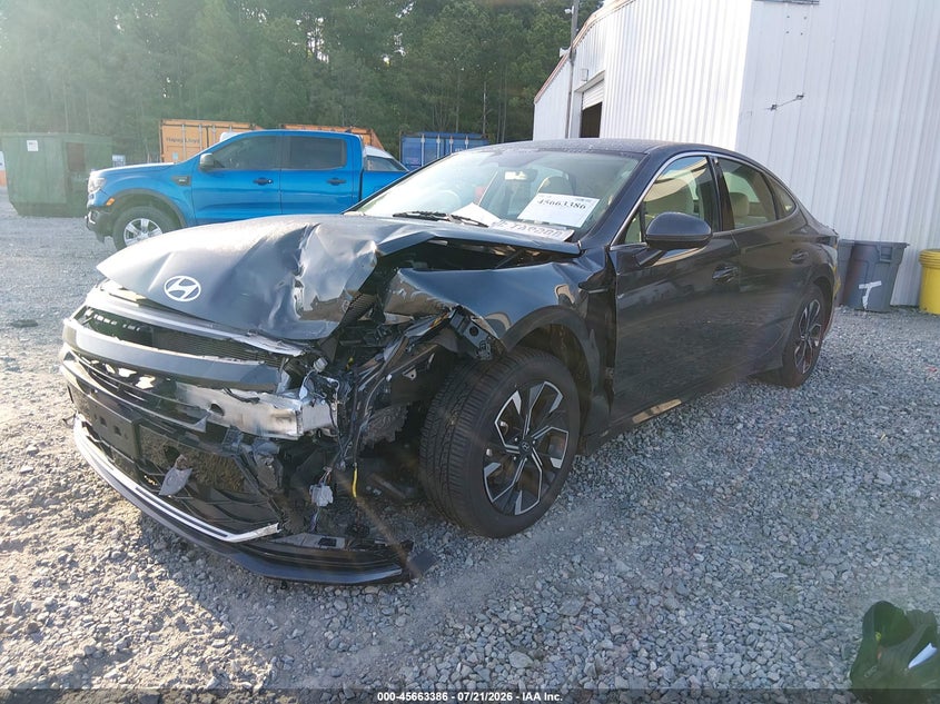 2025 Hyundai Sonata VIN KMHL64JA8SA451079 IAAI salvage auction — FRONT END, Certificate Of Destruction (Florida), sold $4,050 on 2026-07-24 (photo 2)