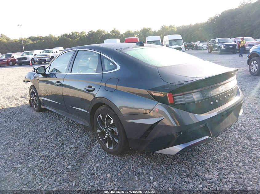 2025 Hyundai Sonata VIN KMHL64JA8SA451079 IAAI salvage auction — FRONT END, Certificate Of Destruction (Florida), sold $4,050 on 2026-07-24 (photo 3)