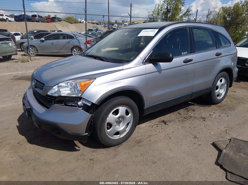 2008 Honda Cr-v VIN JHLRE48308C052790 IAAI salvage auction — NORMAL WEAR, Clear (New Mexico), sold $675 on 2026-07-29 (photo 2)